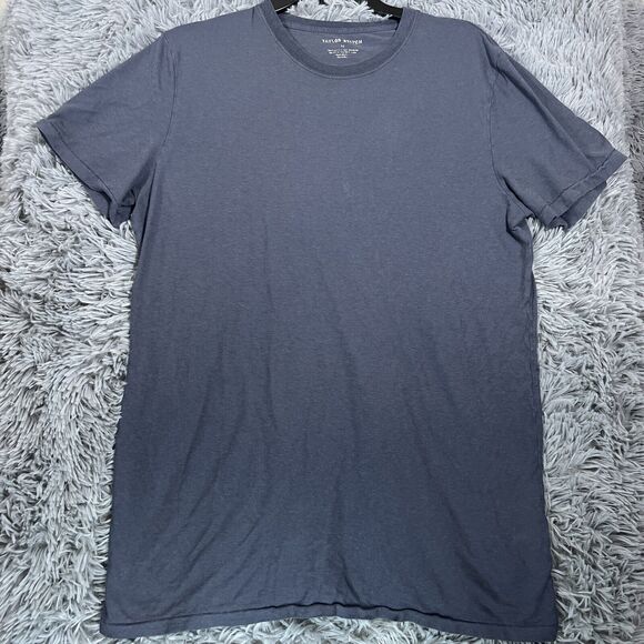 Taylor Stich Adult Shirt Large Blue Casual Outdoor Single Stich Pullover Mens - Picture 1 of 10